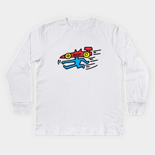 Car People art Kids Long Sleeve T-Shirt